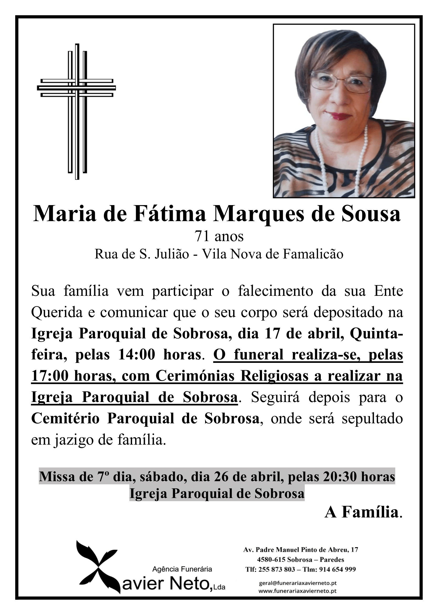 Maria de Fátima Marques de Sousa