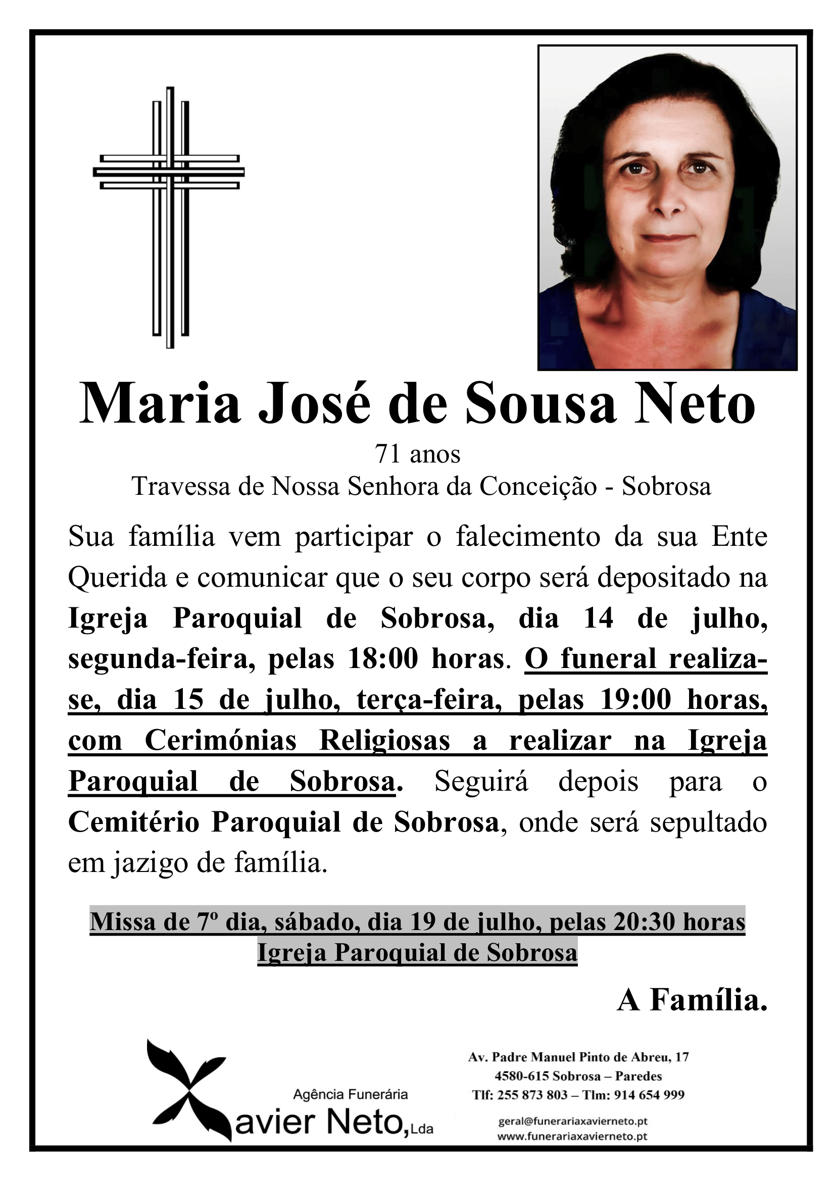 Maria José de Sousa Neto