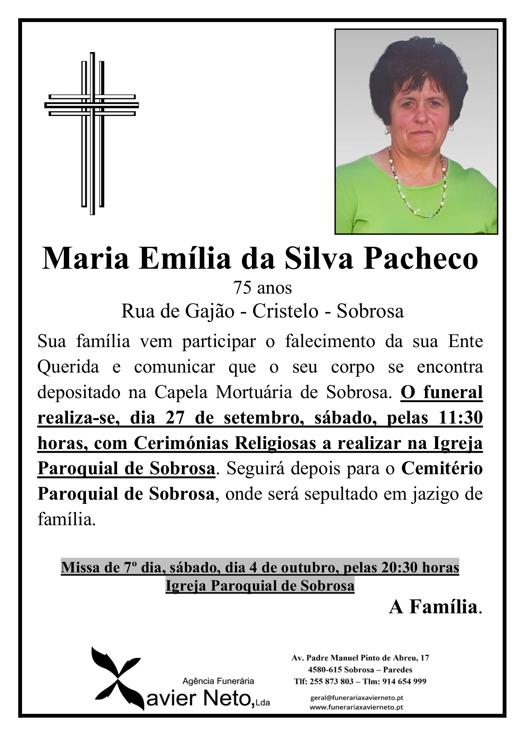 Maria Emília da Silva Pacheco