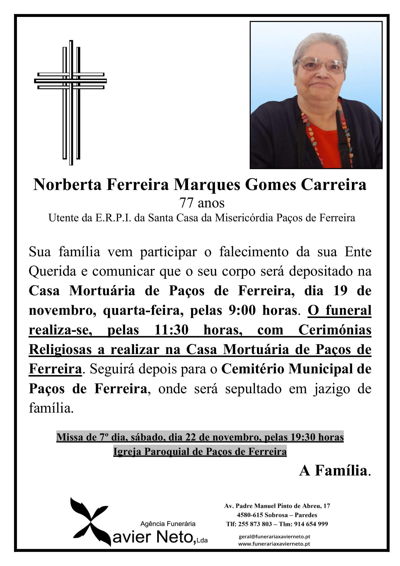 Norberta Ferreira Marques Gomes Carreira