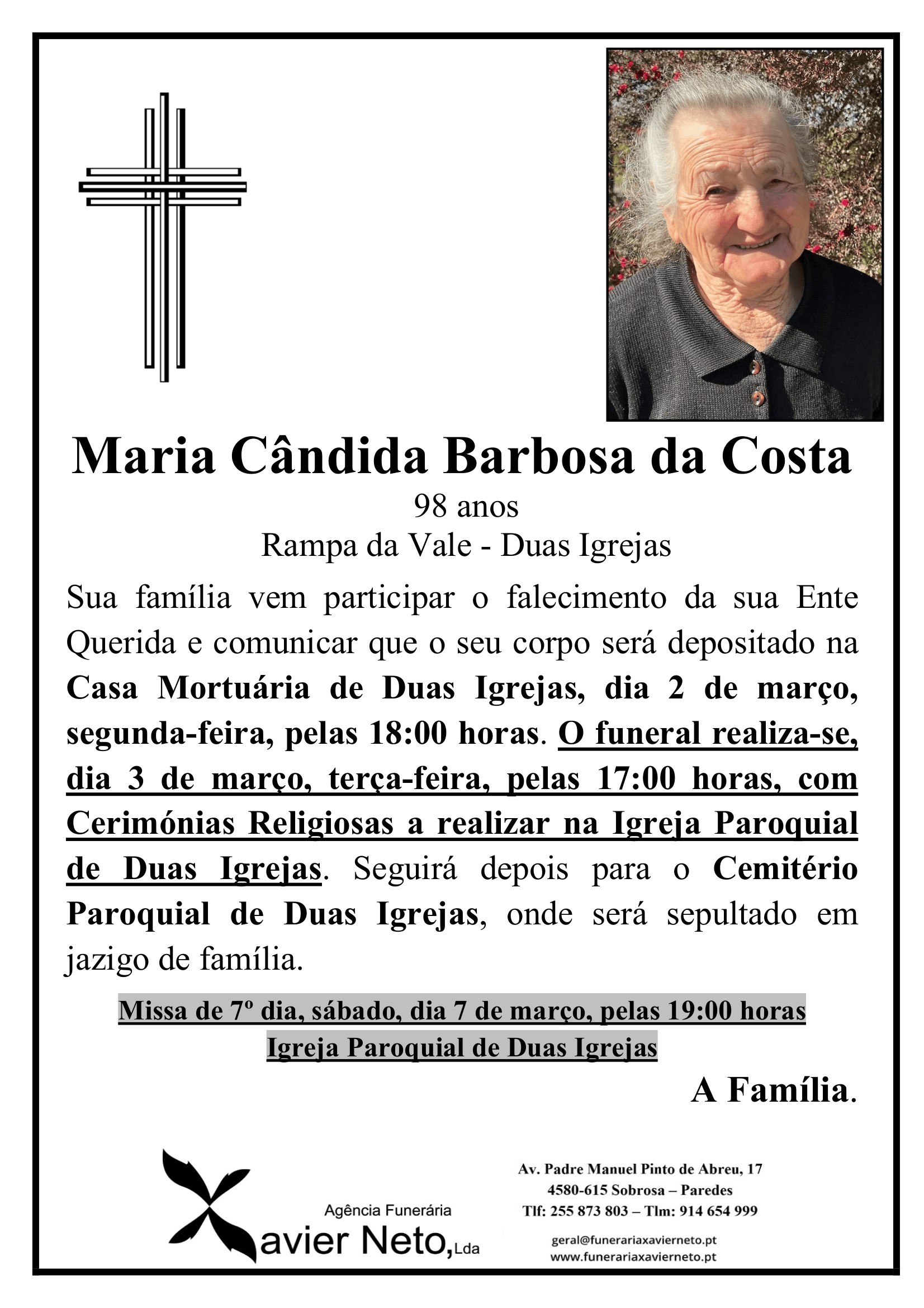 Maria Cândida Barbosa da Costa