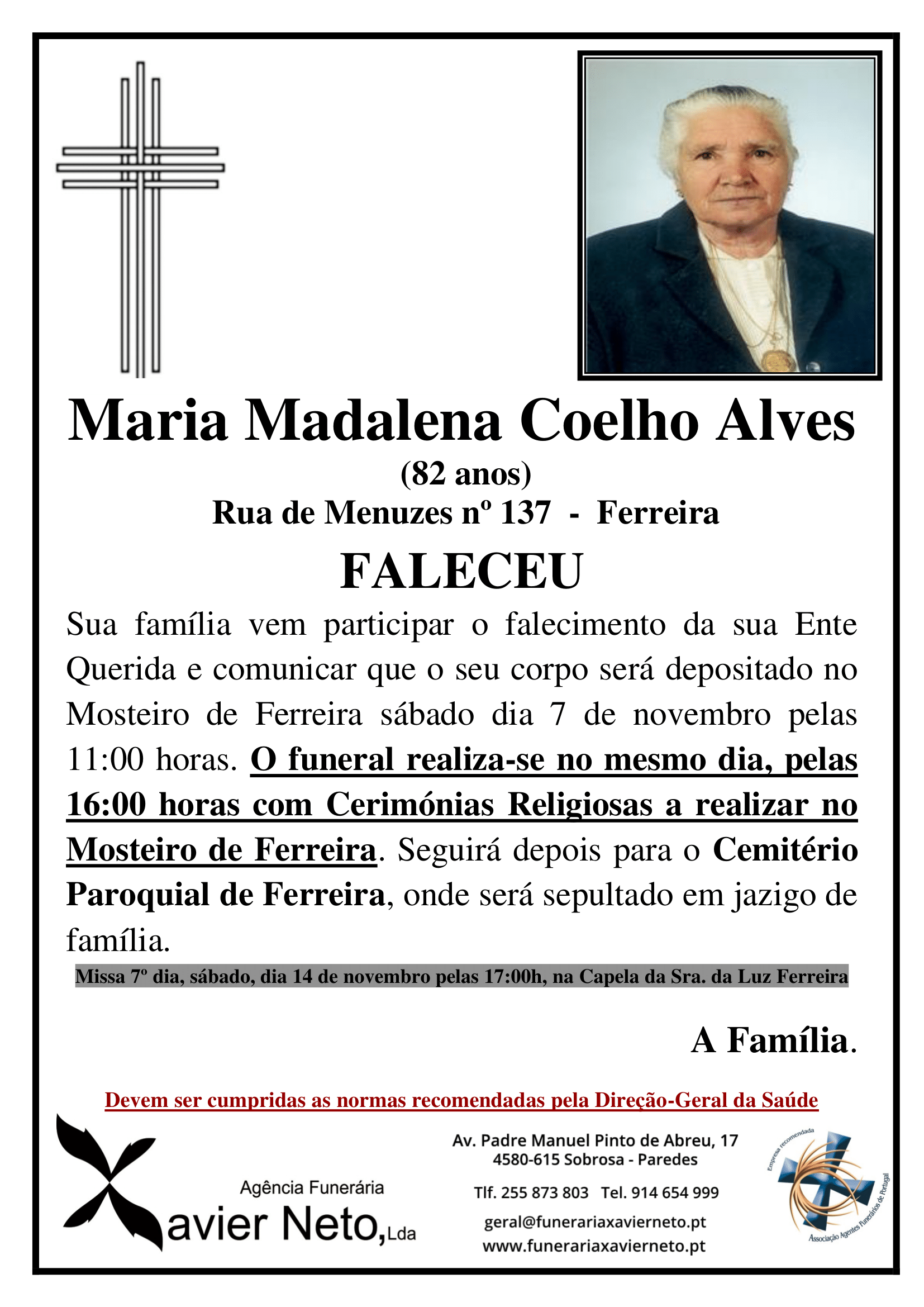 Maria Madalena Coelho Alves