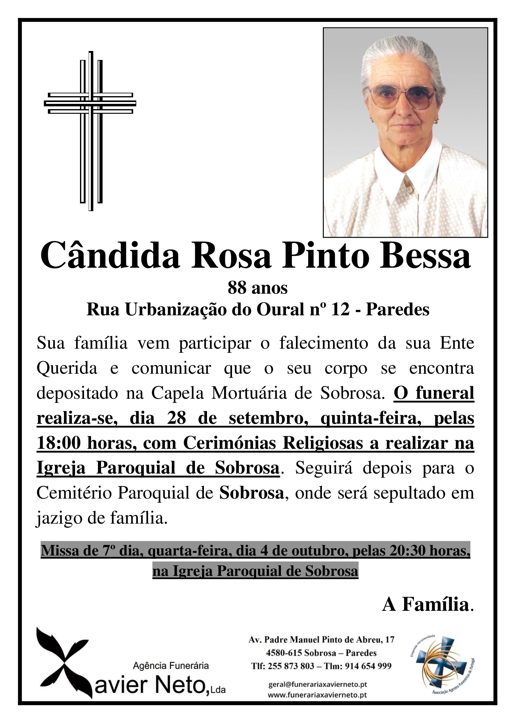 Cândida Rosa Pinto Bessa