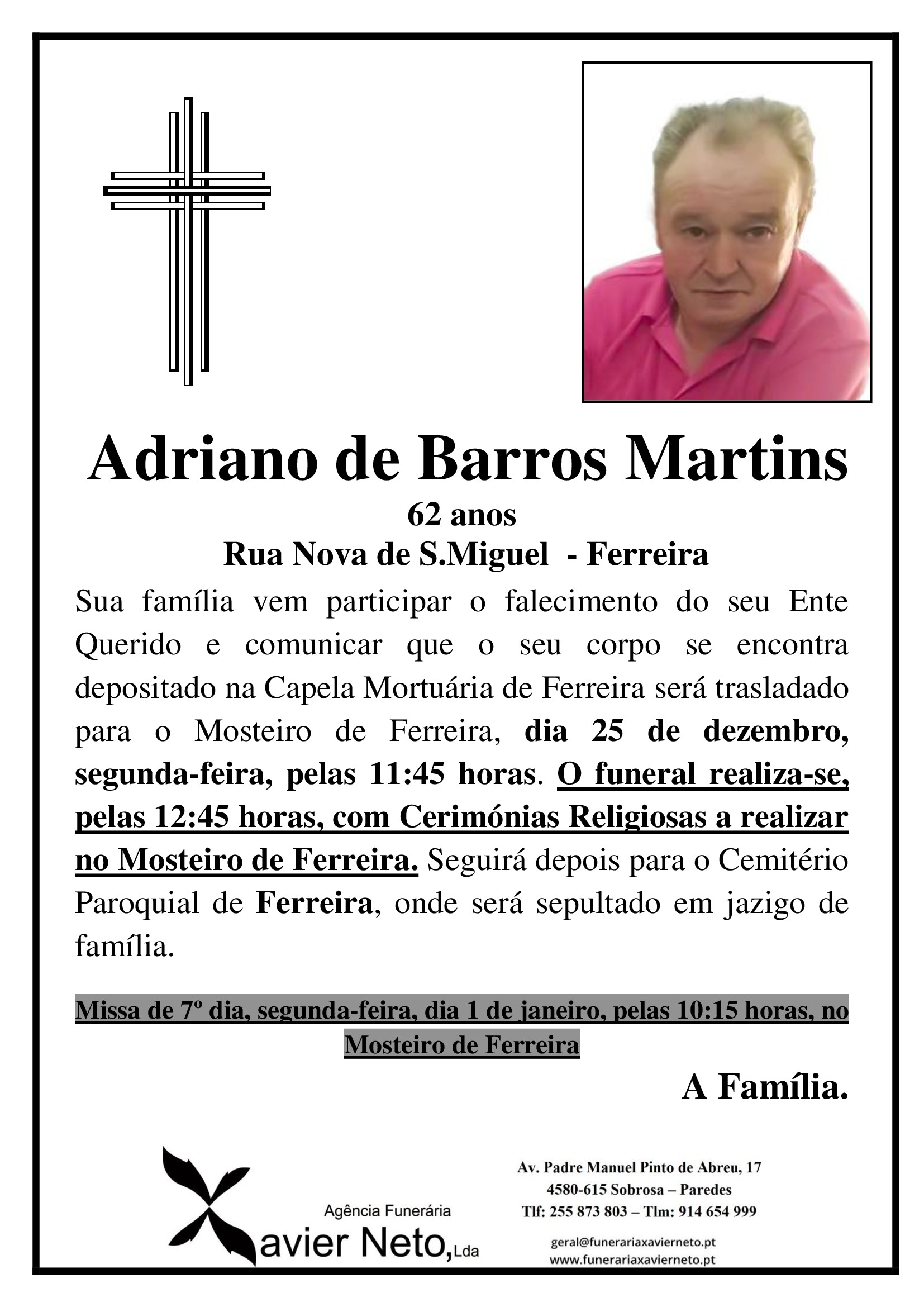 Adriano de Barros Martins