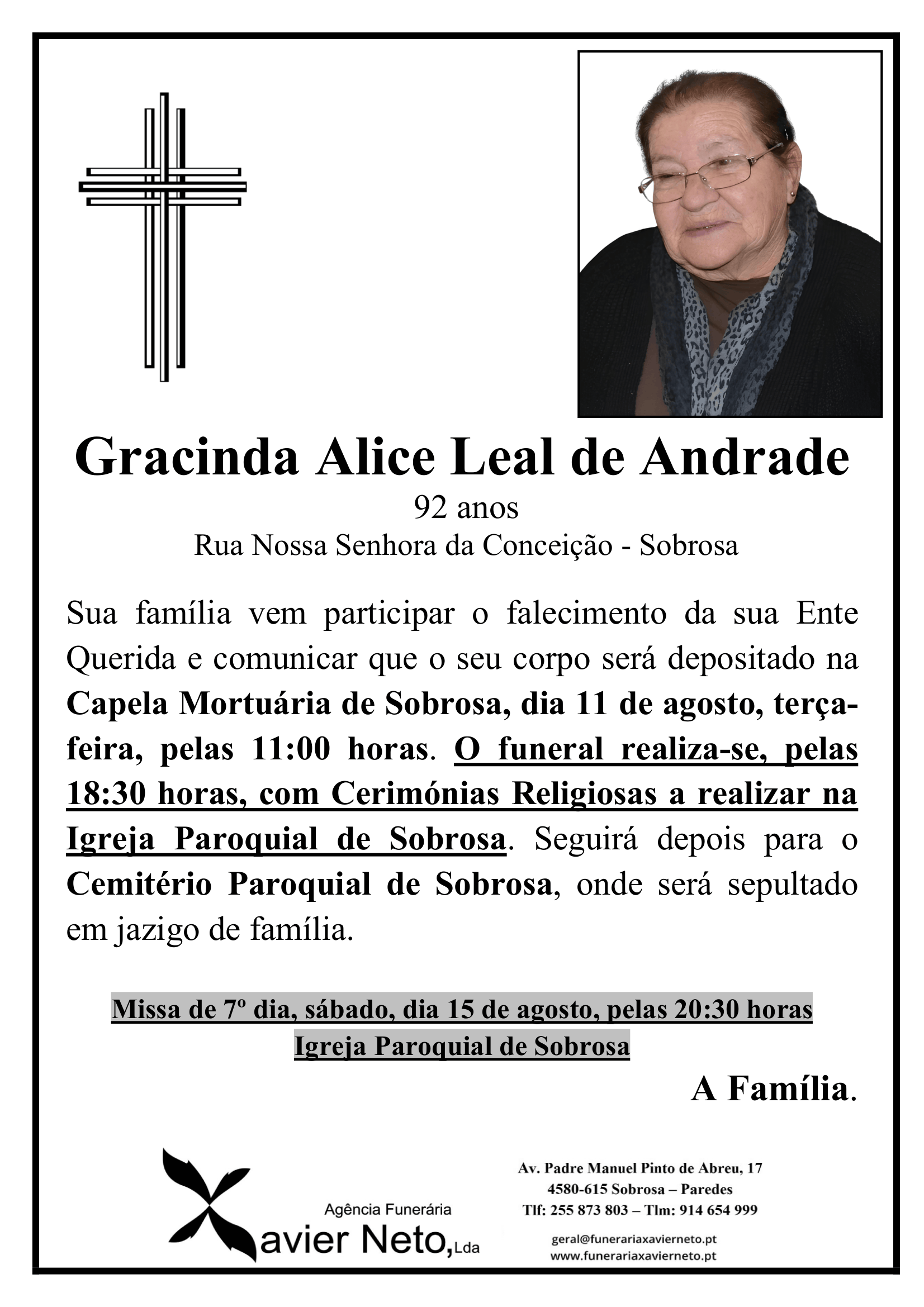 Gracinda Alice Leal de Andrade