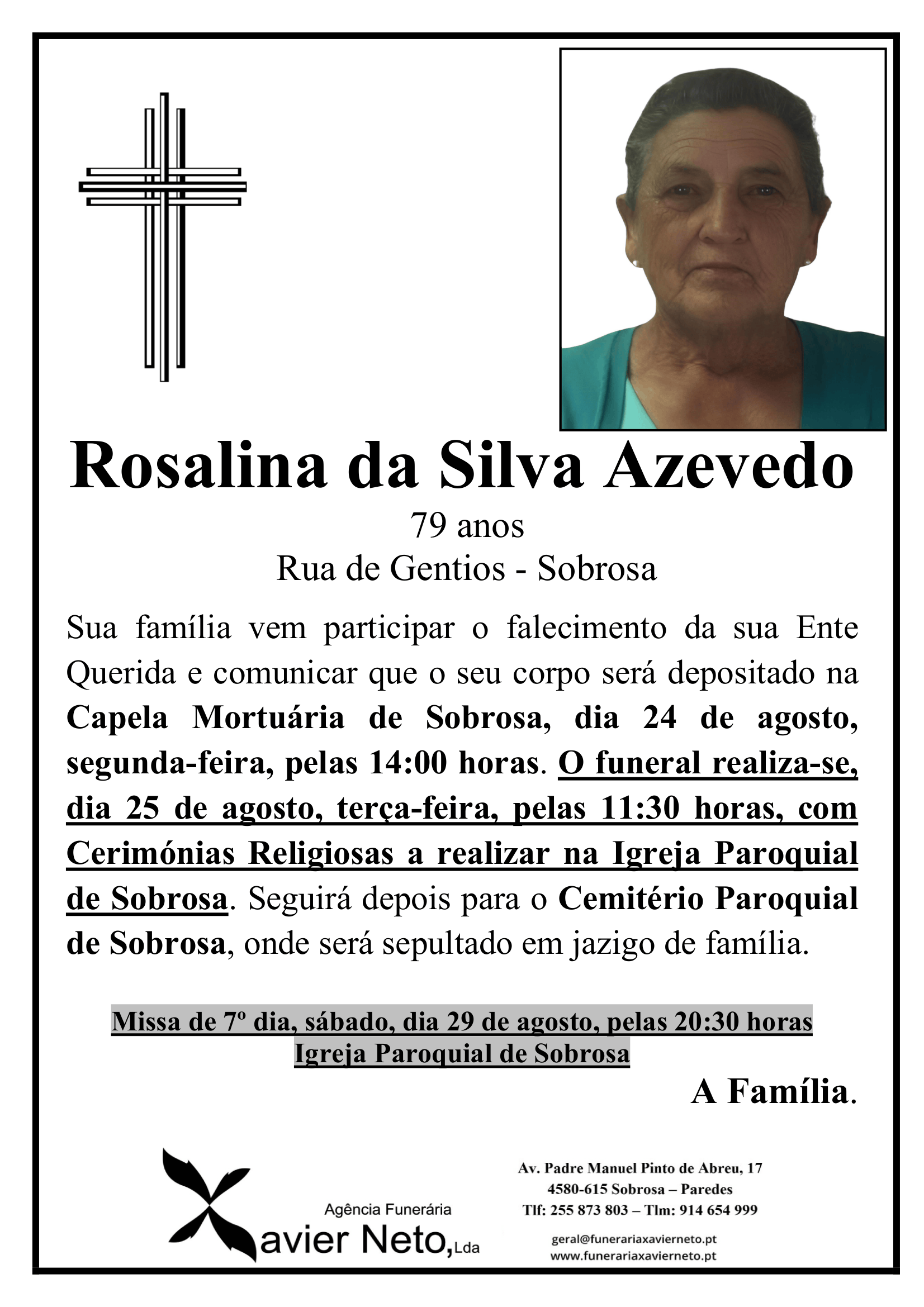 Rosalina da Silva Azevedo